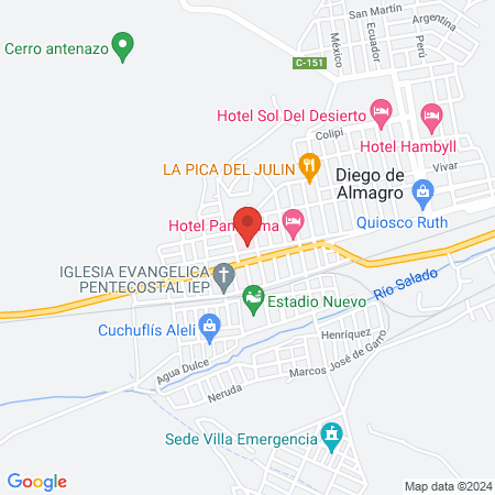 Diego de Almagro Hospital map
