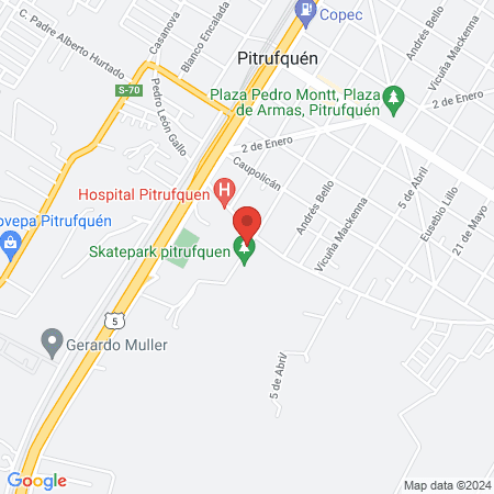 Dra. Catalina Andrighetti Ferrada, Dermatólogo map