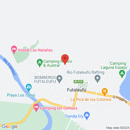 Hospital de Futaleufú map