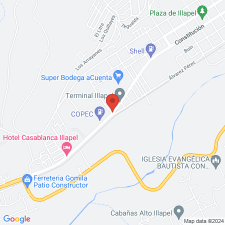 Sociedad de Capacitación y Formación CREA SpA map