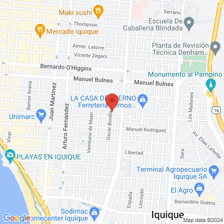 Gimnasio Academia Dragones Elite map