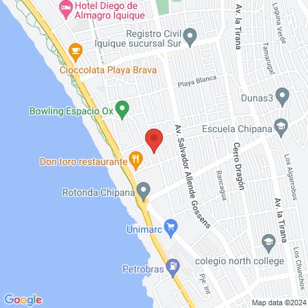 Clinica Playa Brava map
