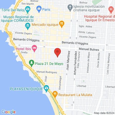 Centro Medico Clinica Dental Urgencias Dentales Iquique ODOMED map