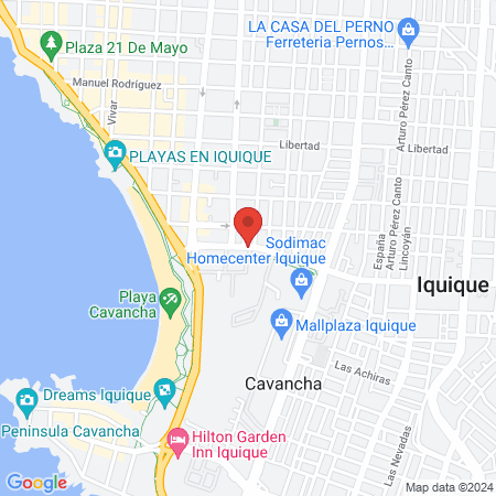 Centro Médico Iquique map