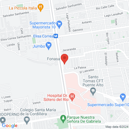 Centro Médico y Dental RedSalud Puente Alto map