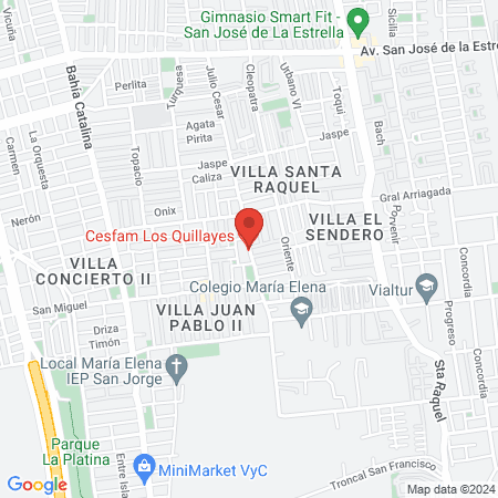 Cesfam Los Quillayes map