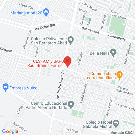 SAPUs Raul Brañes Farmer map