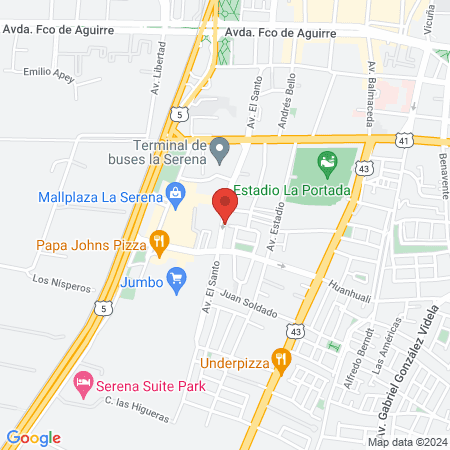 Top Level J.G (La Serena) map