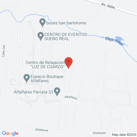 Centro de Relajación "LUZ DE CUARZO" map