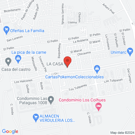 LA CASA map