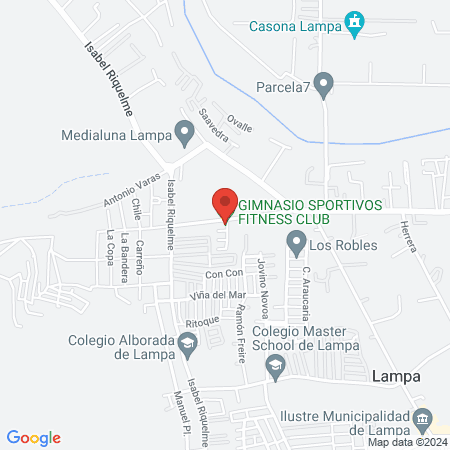GIMNASIO SPORTIVOS FITNESS CLUB map