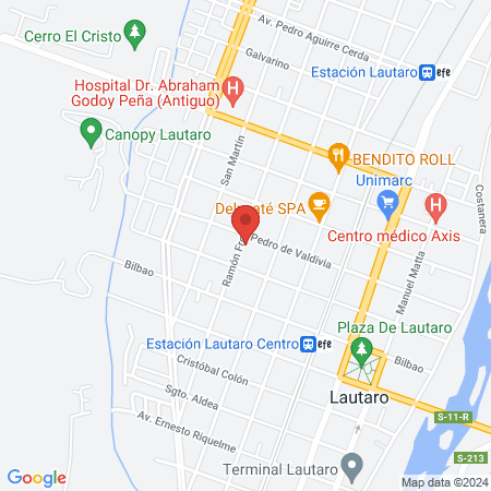 CASA ROSADA LAUTARO map