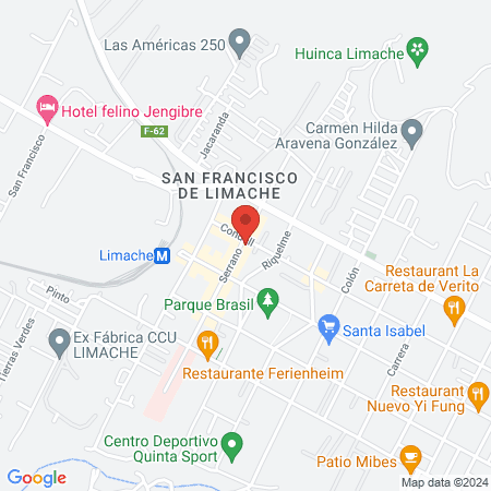 DeColombiaParaChile map