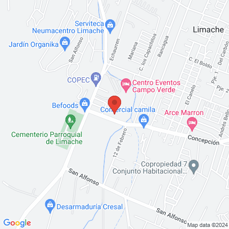 Centro Veterinario de Atención Primaria Municipal de Limache map