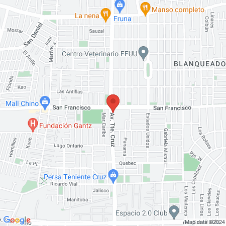 Cesfam Dr Carlos Avendaño map