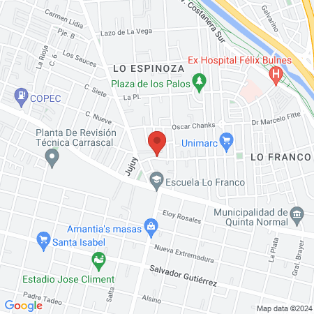 COSAM Quinta Normal map