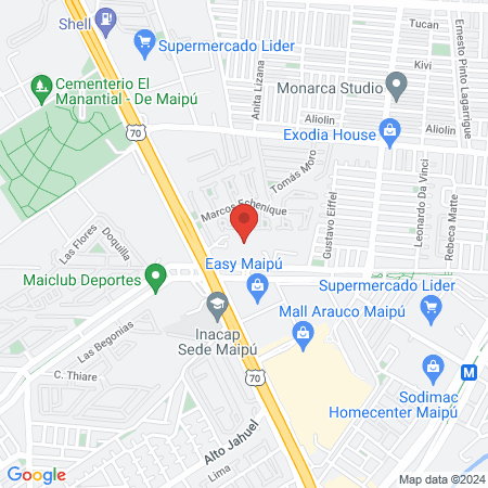 Clínica INDISA, Maipú map