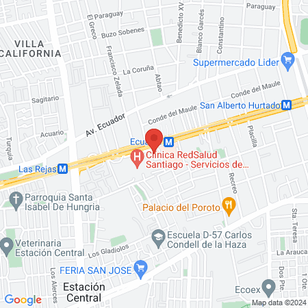 Hospital Clínico Mutual de Seguridad map