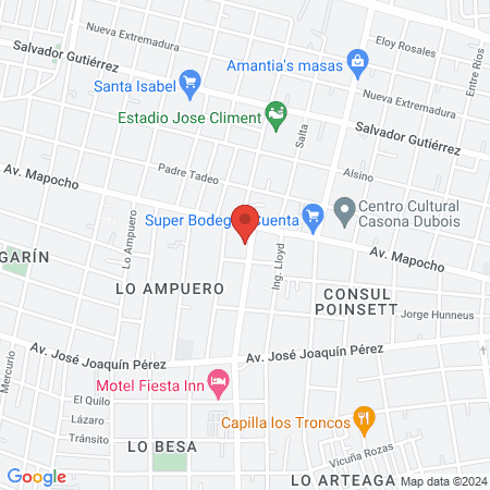 Hospital Veterinario Fundación Comprometidos map