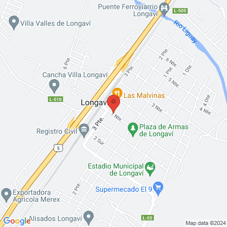 Clínica dental nueva shalom Longavi map