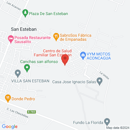 Family Health Center San Esteban map