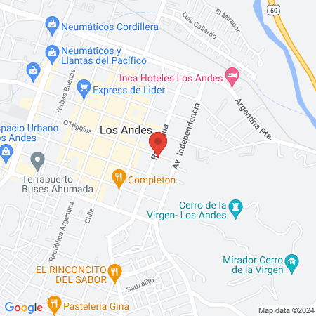 Clínica Vidasalud map