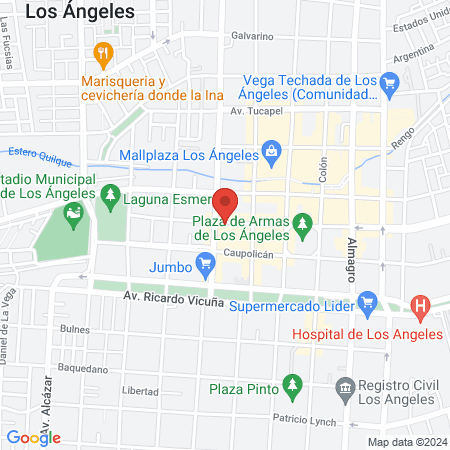 Organza Los Angeles map