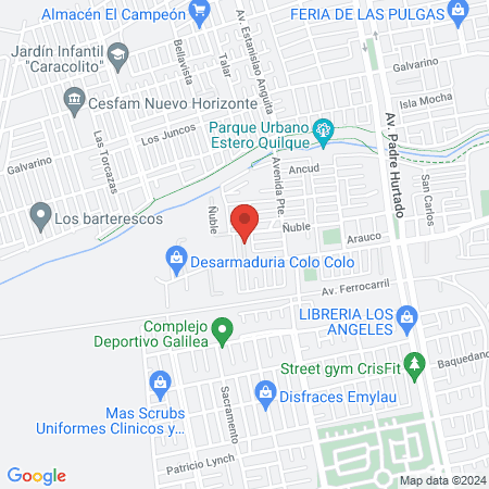 Angeles salón huancayo map