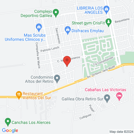 Peluquería canina paula Sánchez map