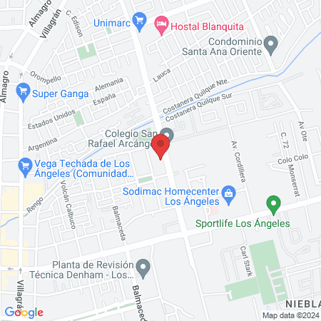 Veterinaria San Sebastián map