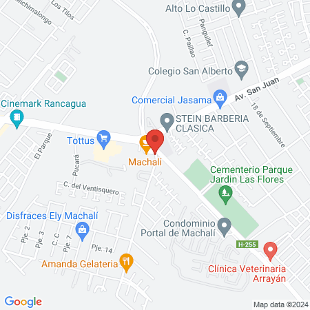 Lasertam Machalí map