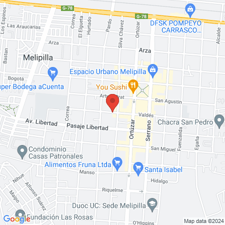 Gimnasio Equilibrio map