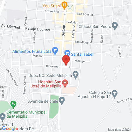 Odontología Arriagada Melipilla map