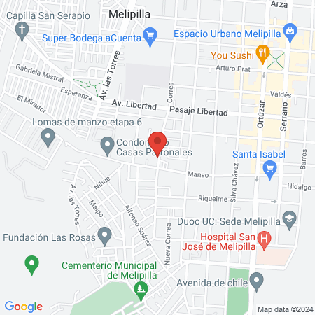 Móvil Melipilla map