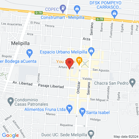 S.A. Veterinarios a domicilio map