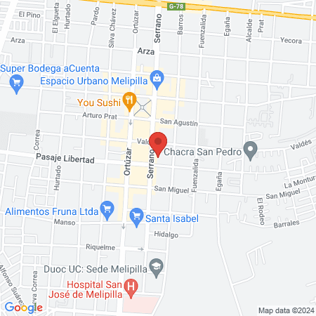 Clínica Dental Meldent map