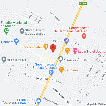 Clinica Alborada map