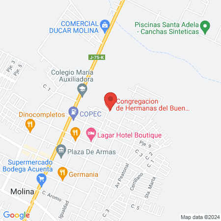 Congregacion de Hermanas del Buen Samaritano map