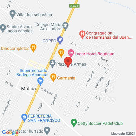 Clinica De Dialisis Nefrodial Molina map