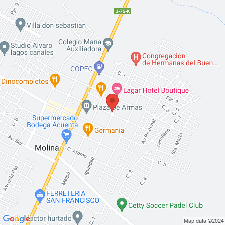 Santa Ines Dental map