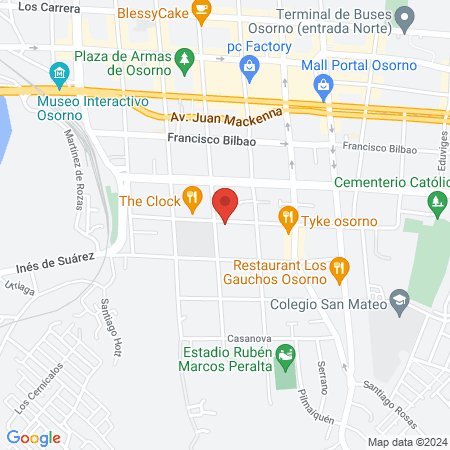 Antuka Centro estetico & Spa Osorno map