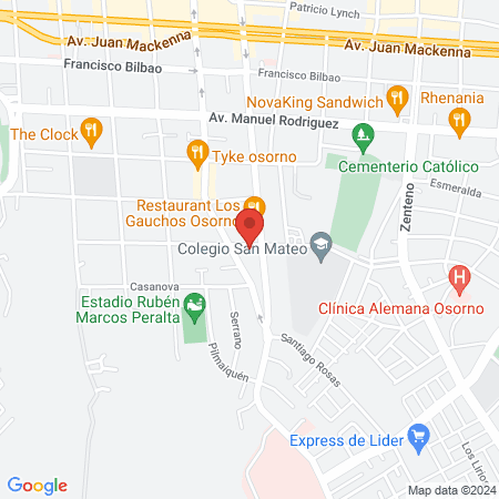 CLINICA DENTAL DENSUR map
