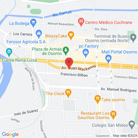 Clínica Dental Los Avellanos - Osorno map