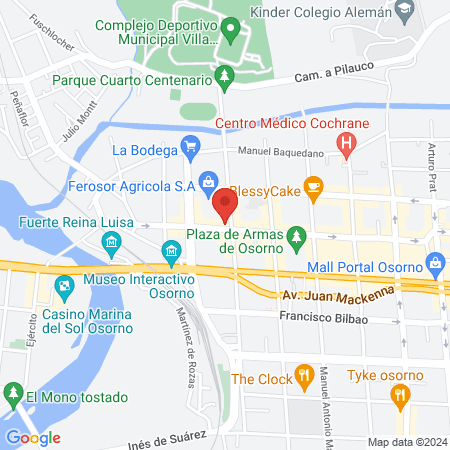 Clínica Dental Ultradens map