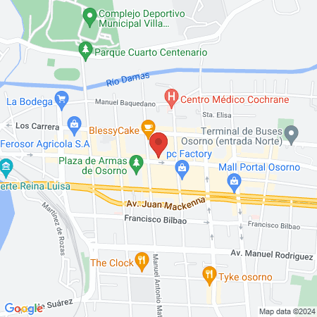 Centro odontologico SERVIDENT map