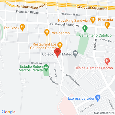 Clínica Veterinaria Freire Sur map