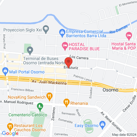 Veterinaria Errázuriz map