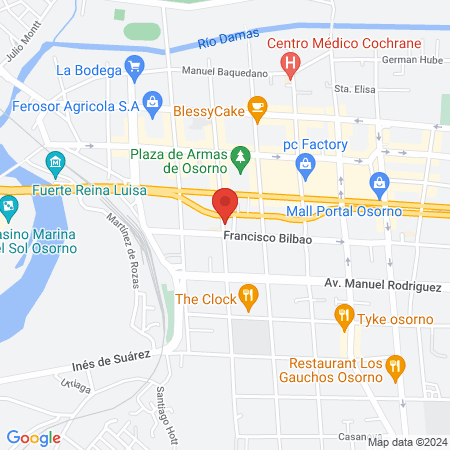 Dental Schneider - Osorno map