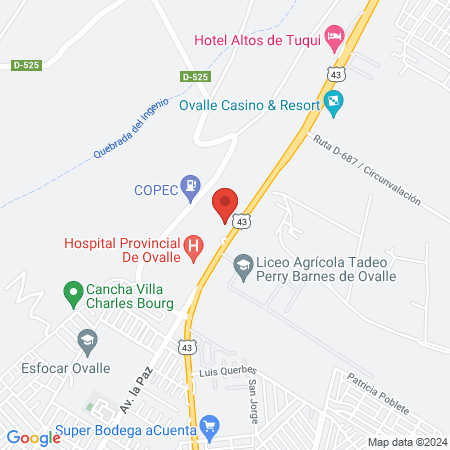 Clínica Estética Adaskin Ovalle map