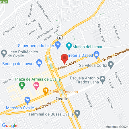 Barbas Barbershop Ovalle map